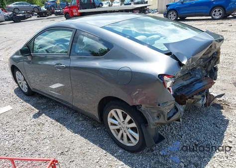 2012 Honda Civic Ex z USA, uszkodzony, nr VIN 2HGFG3B87CH513936